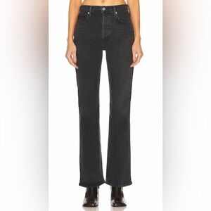 Citizens of Humanity Libby Premium Vintage Jeans 25 Black Wash Straight Leg